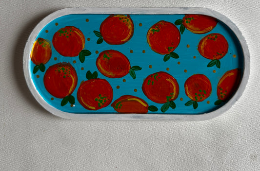 Wood jewelry dish