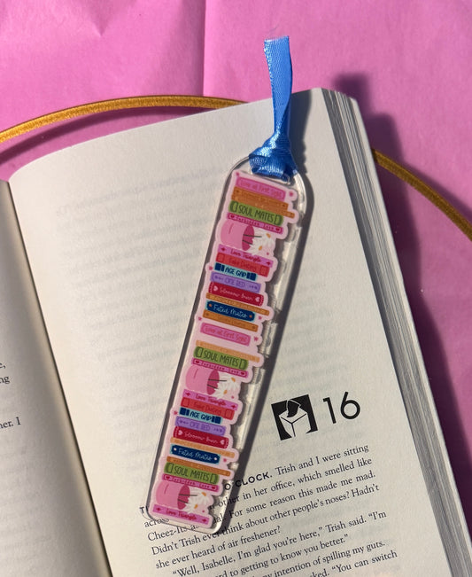 Acrylic bookmarks