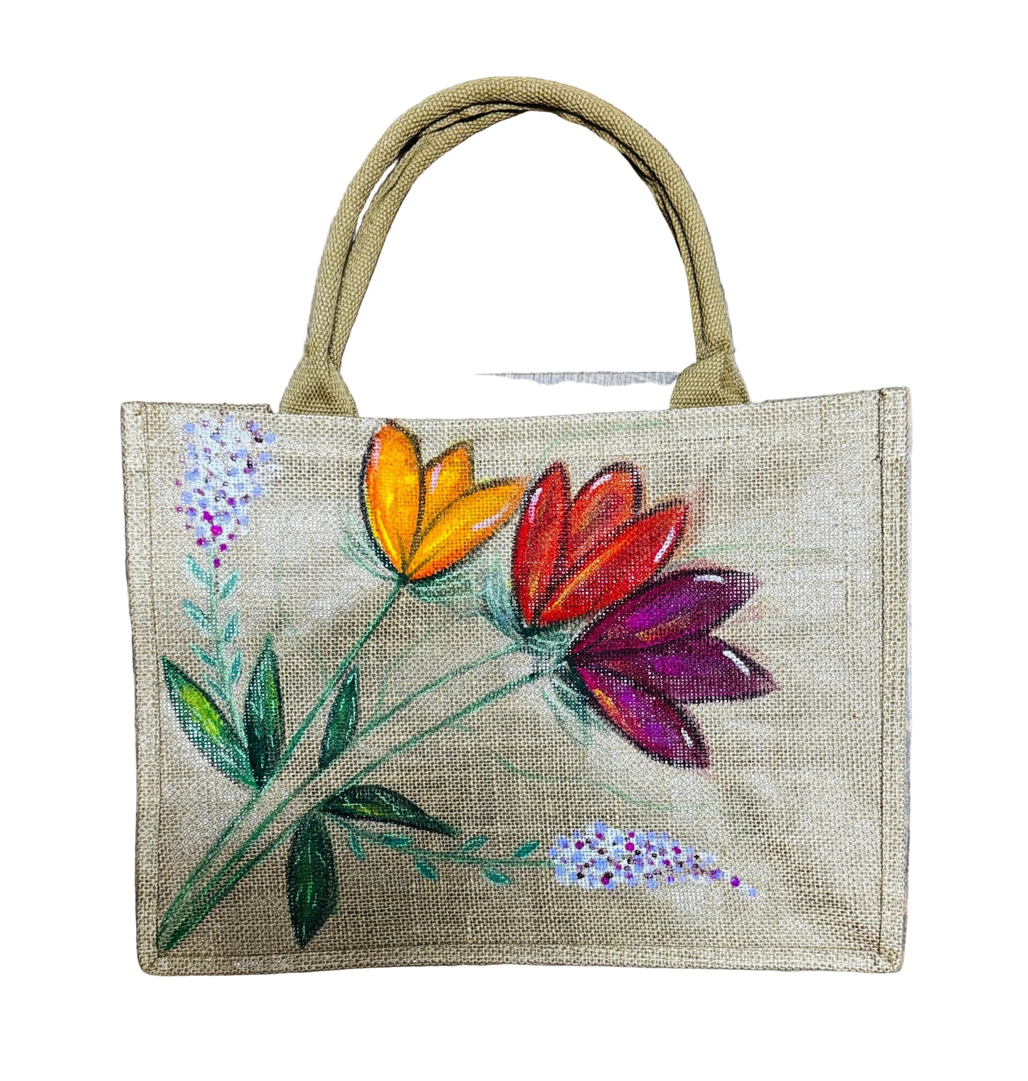 Raffia tote bag