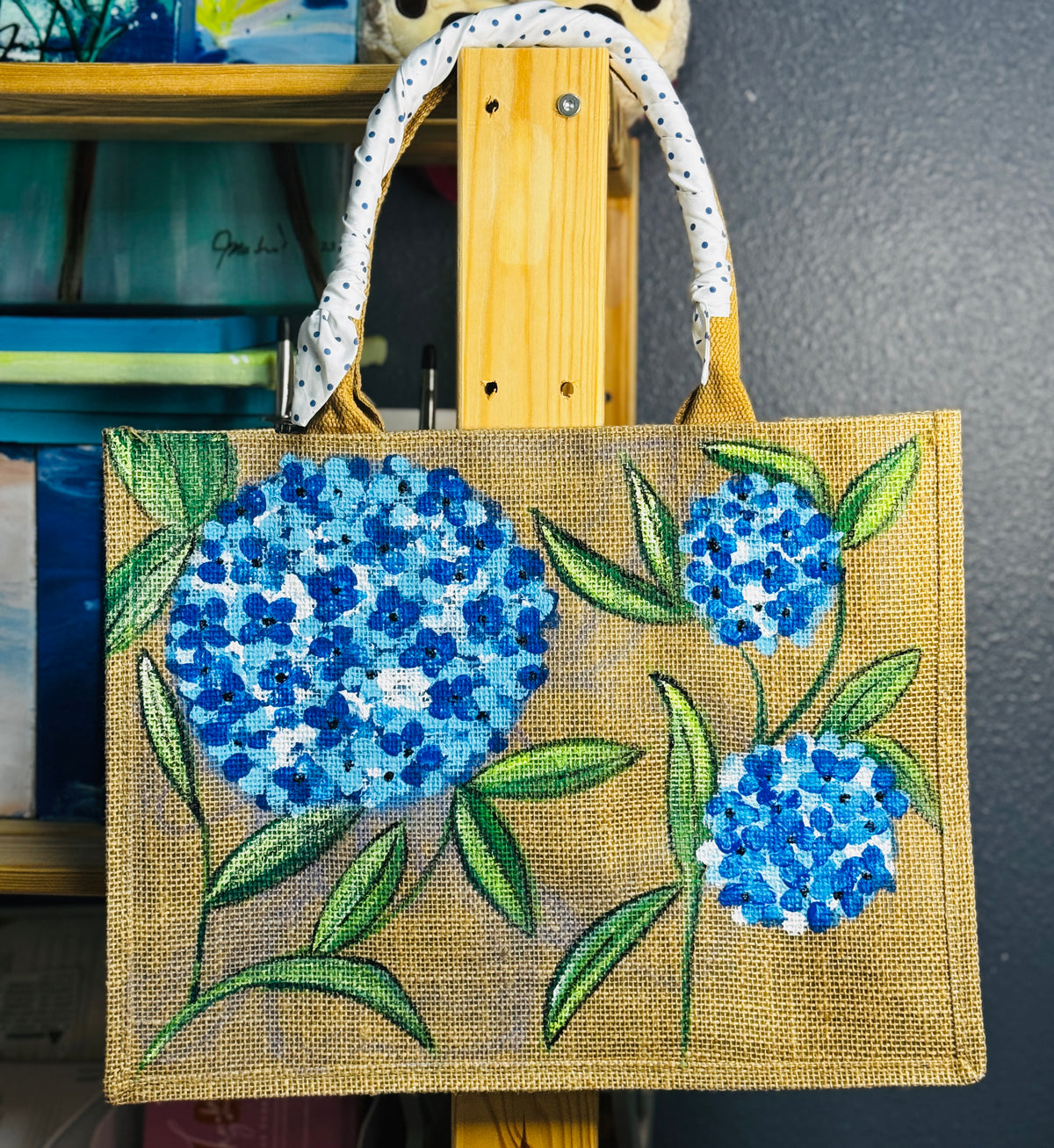 Raffia tote bag